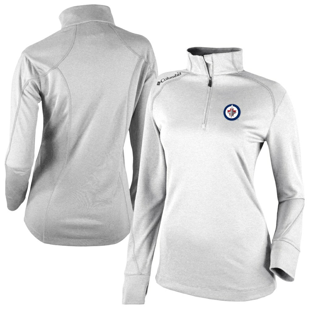 NHL Winnipeg Jets Columbia Women's Omni-Wick Shotgun 2.0 Quarter-Zip Pullover Top