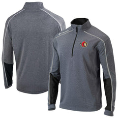 NHL Ottawa Senators Columbia Omni-Wick Shotgun 2.0 Quarter-Zip Pullover Top