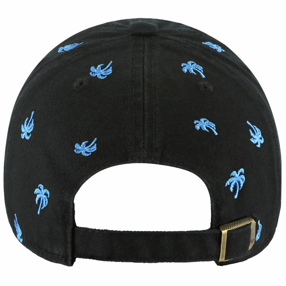 Black Miami Marlins '47 Women's Confetti Clean Up Adjustable Hat