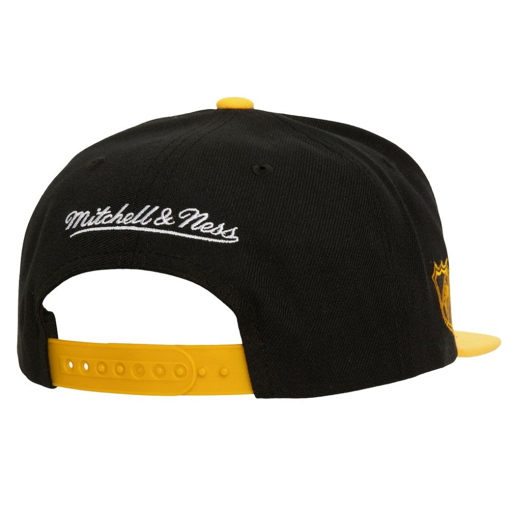 NHL Boston Bruins Mitchell & Ness Soul Triple Up Snapback Hat
