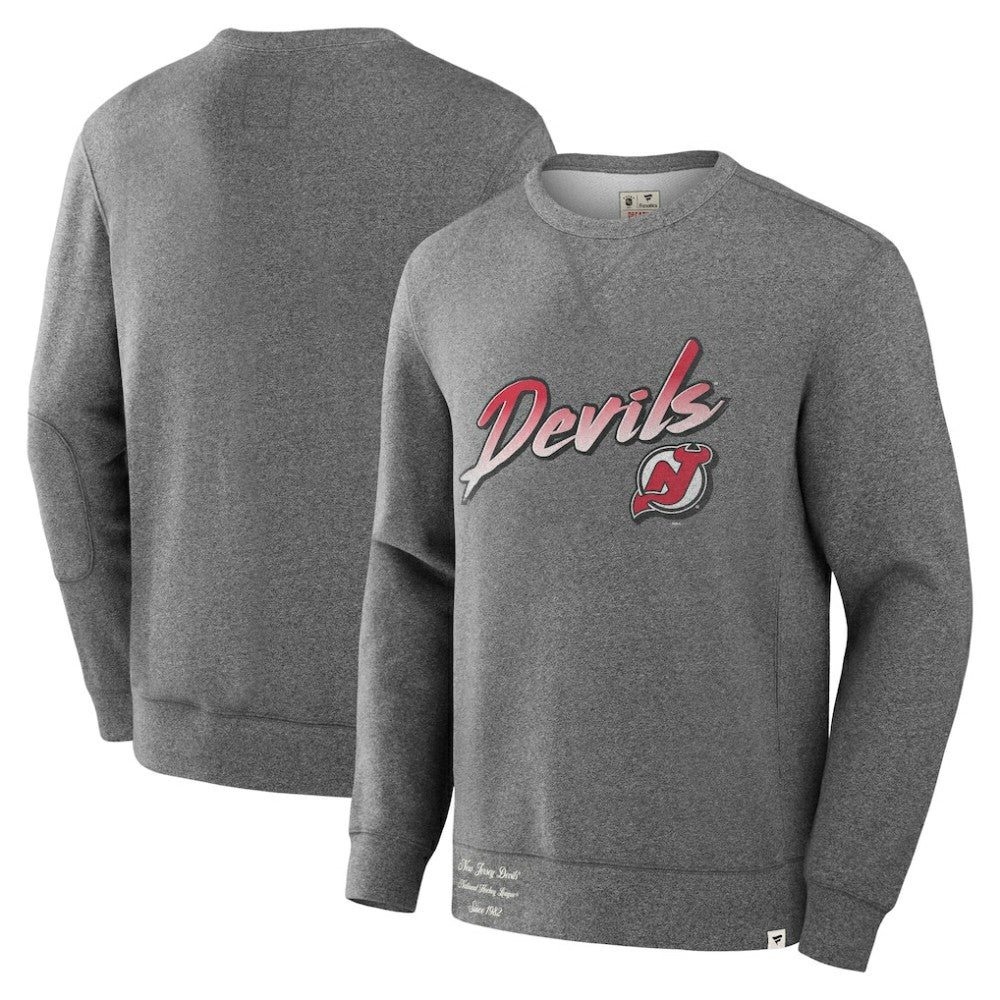 NHL New Jersey Devils Fanatics Decades Collection Legendary Fleece Pullover Sweatshirt