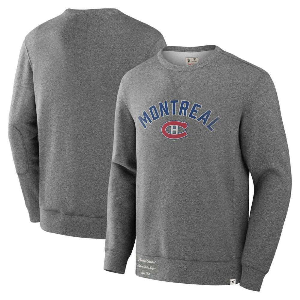 NHL Montreal Canadiens Fanatics Decades Collection Legendary Fleece Pullover Sweatshirt