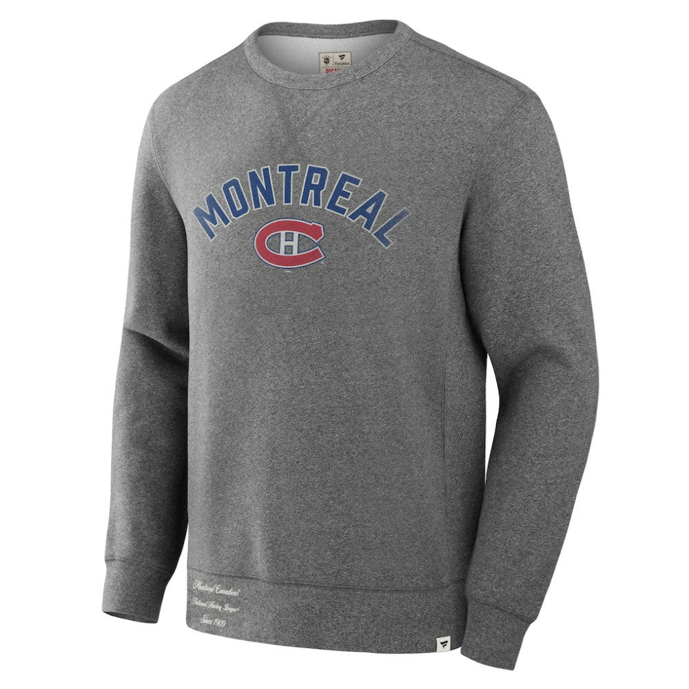 NHL Montreal Canadiens Fanatics Decades Collection Legendary Fleece Pullover Sweatshirt