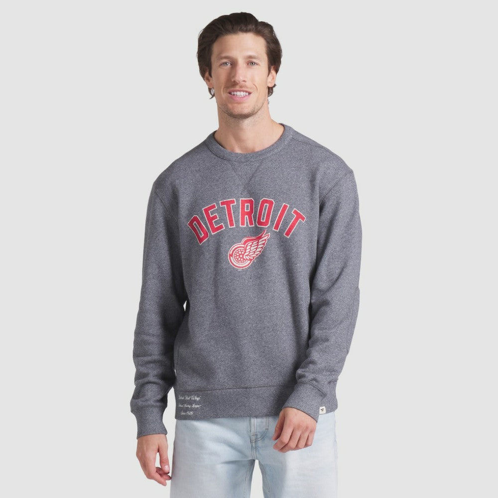 NHL Detroit Red Wings Fanatics Decades Collection Legendary Fleece Pullover Sweatshirt