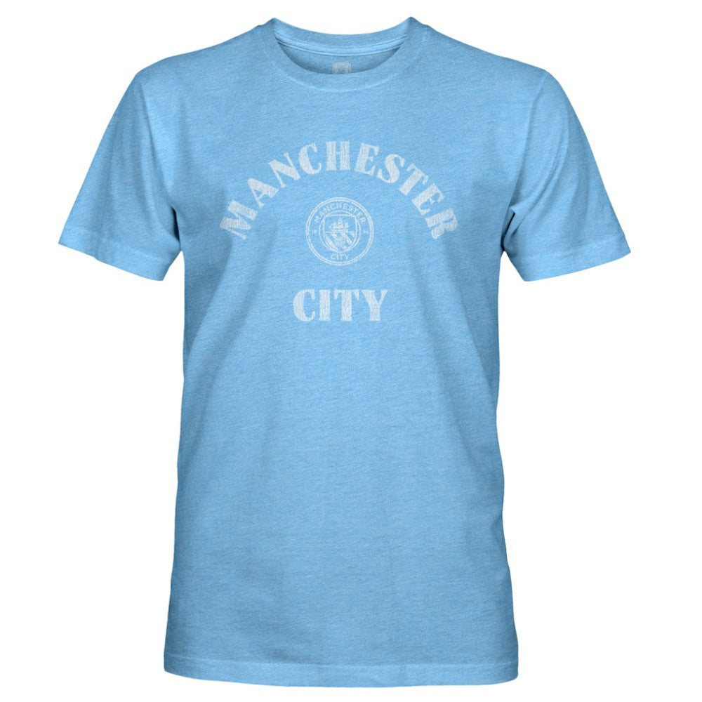 Manchester City 1863FC Team Arch Retro Tri-Blend T-Shirt