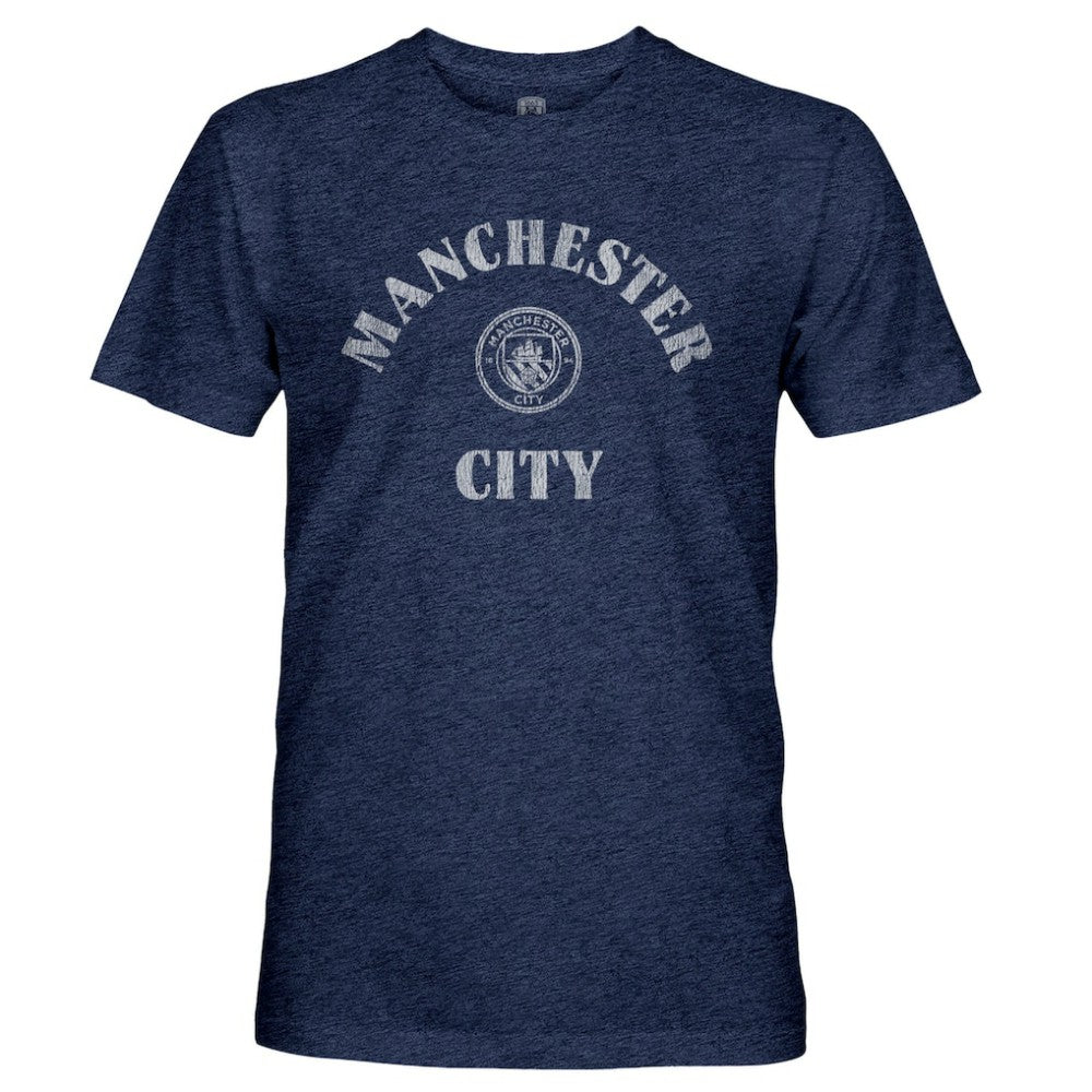 Manchester City 1863FC Team Arch Retro Tri-Blend T-Shirt