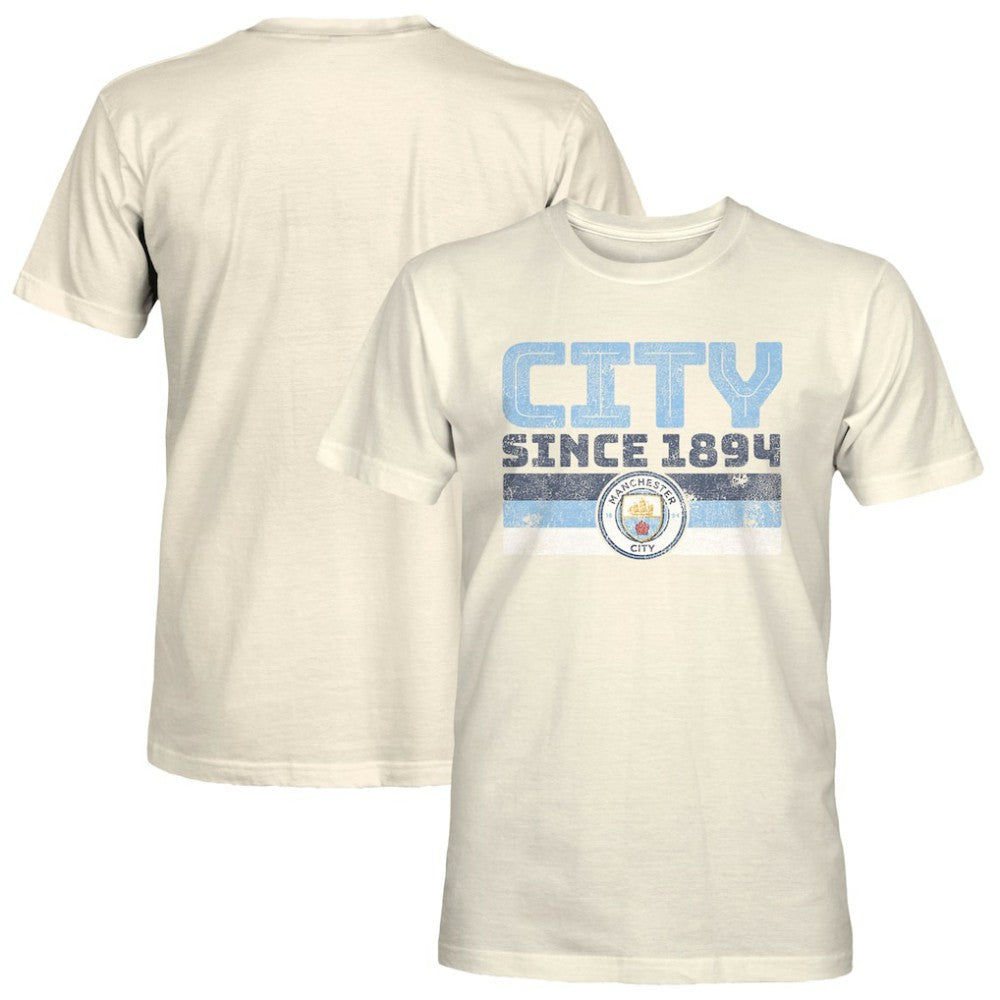 Manchester City 1863FC Retro Stripes T-Shirt