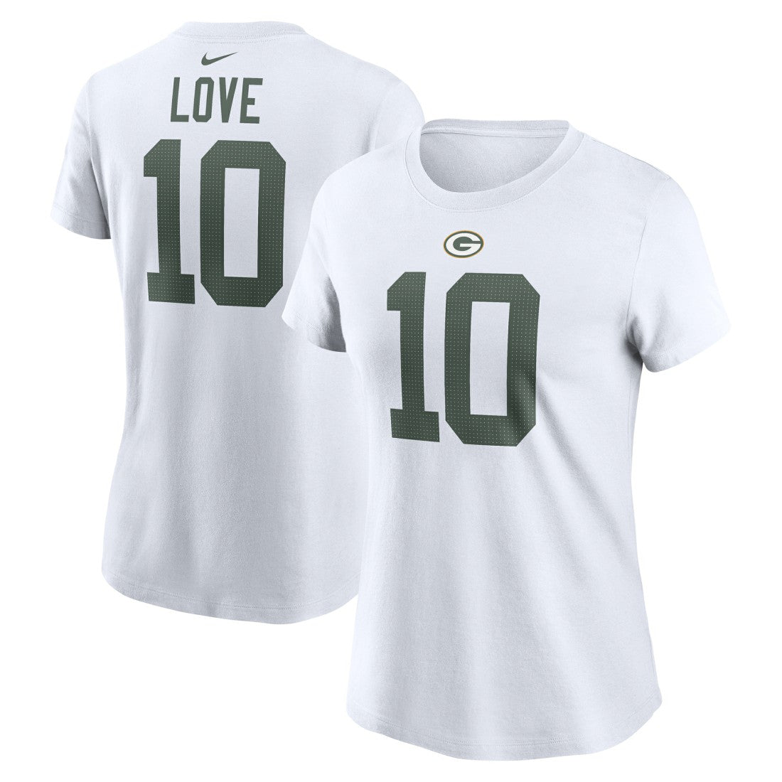 Jordan Love  Women's Player Name & Number T-Shirt - Green Bay Packers T-shirts