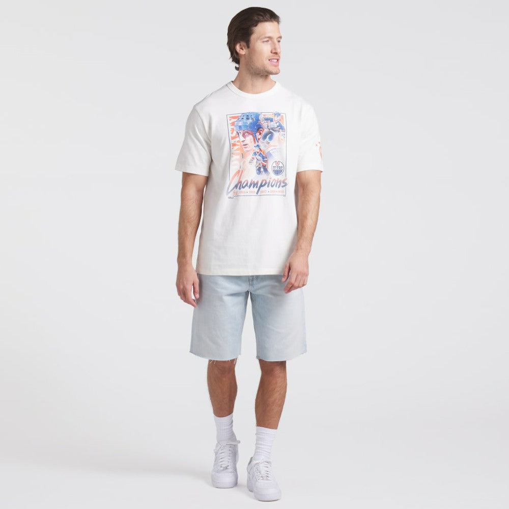 NHL Edmonton Oilers Fanatics Decades Collection Timeless T-Shirt