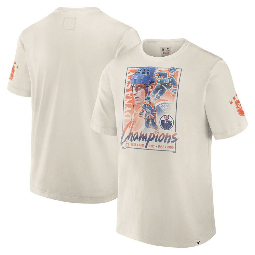 NHL Edmonton Oilers Fanatics Decades Collection Timeless T-Shirt