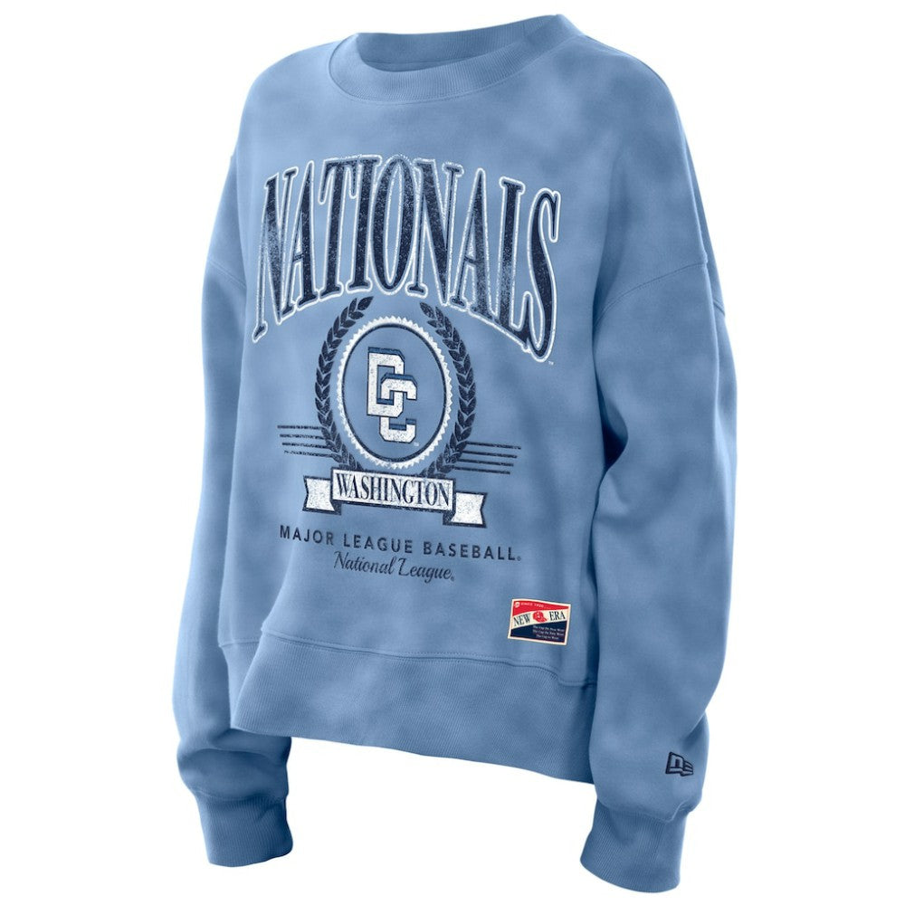 Blue Washington Nationals New Era Women's 2025 City Connect Pullover Sweatshirt