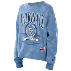 Blue Washington Nationals New Era Women's 2025 City Connect Pullover Sweatshirt