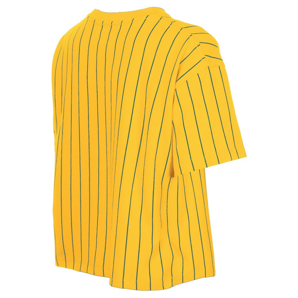 Yellow Boston Red Sox New Era Women's 2025 City Connect Pinstripe T-Shirt