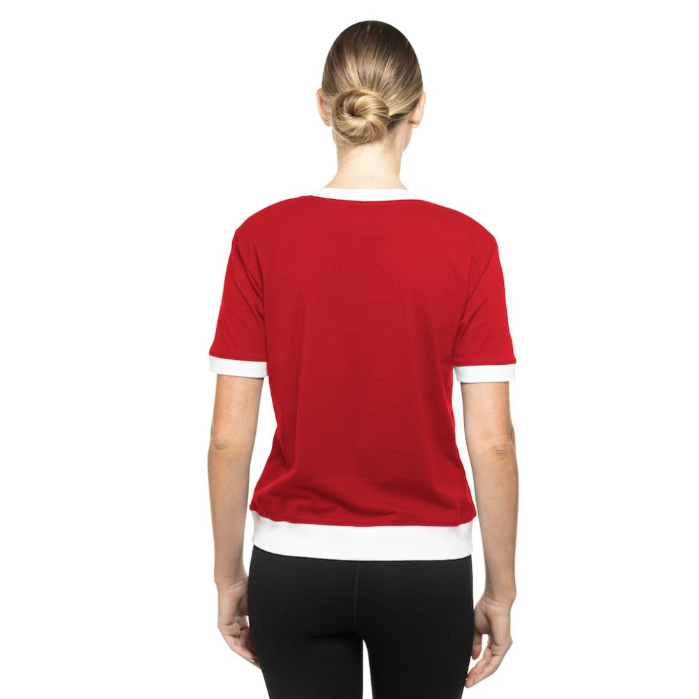 Red Chicago White Sox New Era Women's 2025 City Connect Rhinestone V-Neck T-Shirt