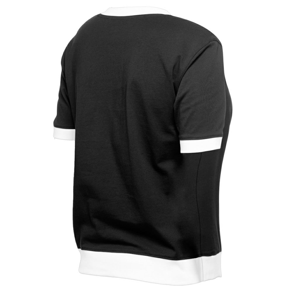 Black San Francisco Giants New Era Women's 2025 City Connect Rhinestone V-Neck T-Shirt