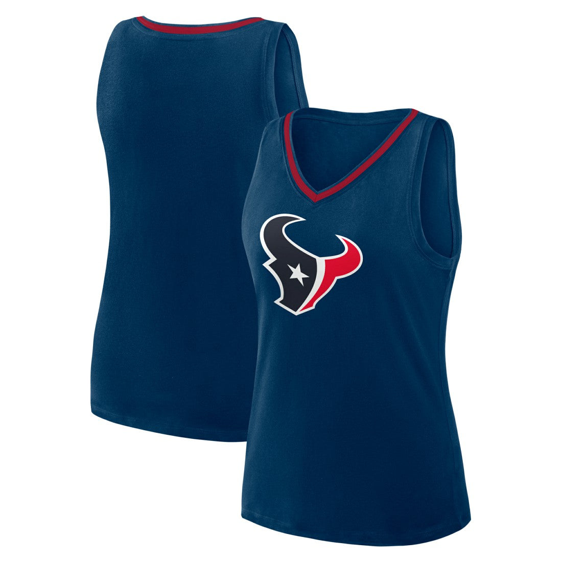 Logo Athletic Women's Plus Size Stellar Win V-Neck Tank Top - Houston Texans Tops