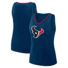 Logo Athletic Women's Plus Size Stellar Win V-Neck Tank Top - Houston Texans Tops