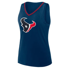 Logo Athletic Women's Plus Size Stellar Win V-Neck Tank Top - Houston Texans Tops