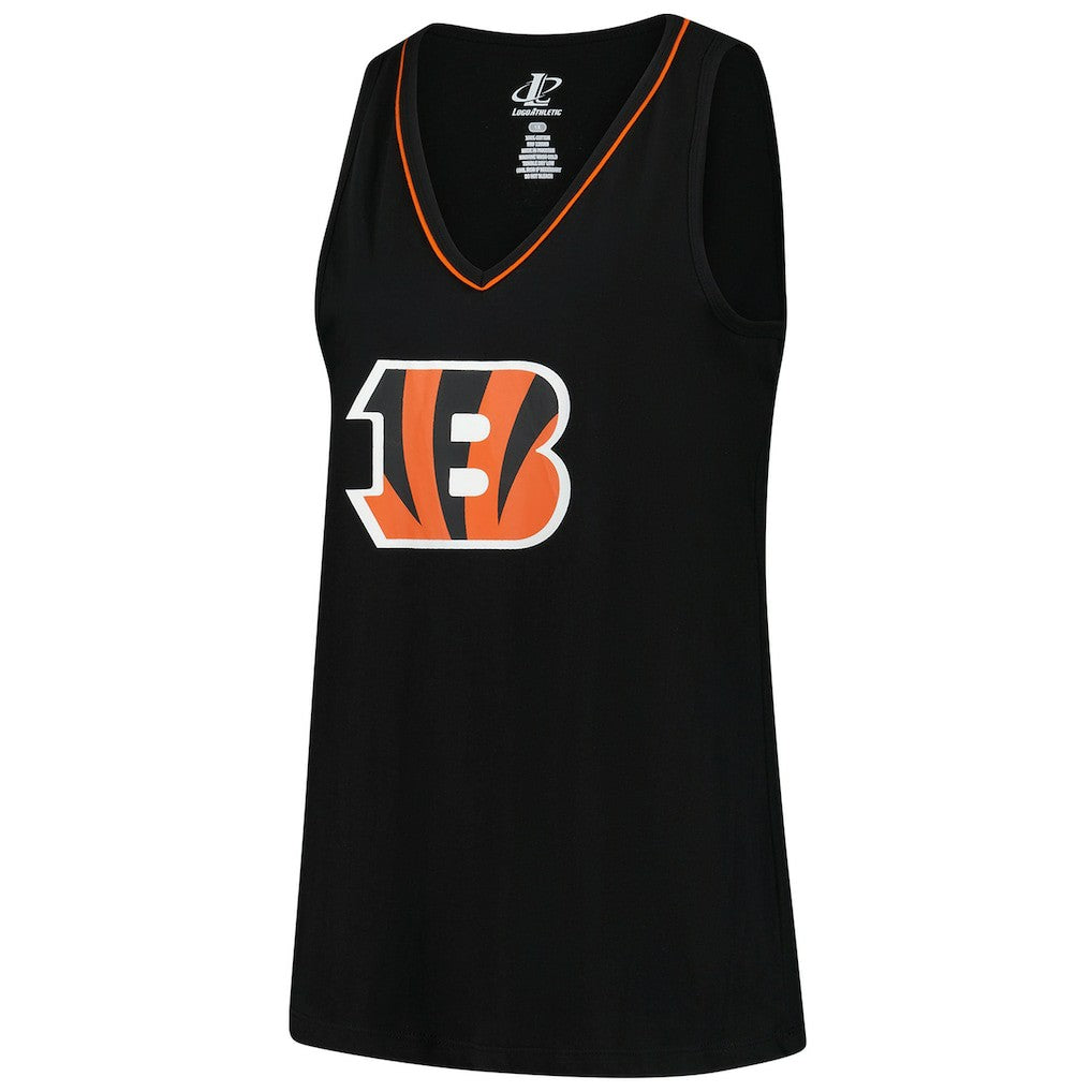 Logo Athletic Women's Plus Size Stellar Win V-Neck Tank Top - Cincinnati Bengals Tops