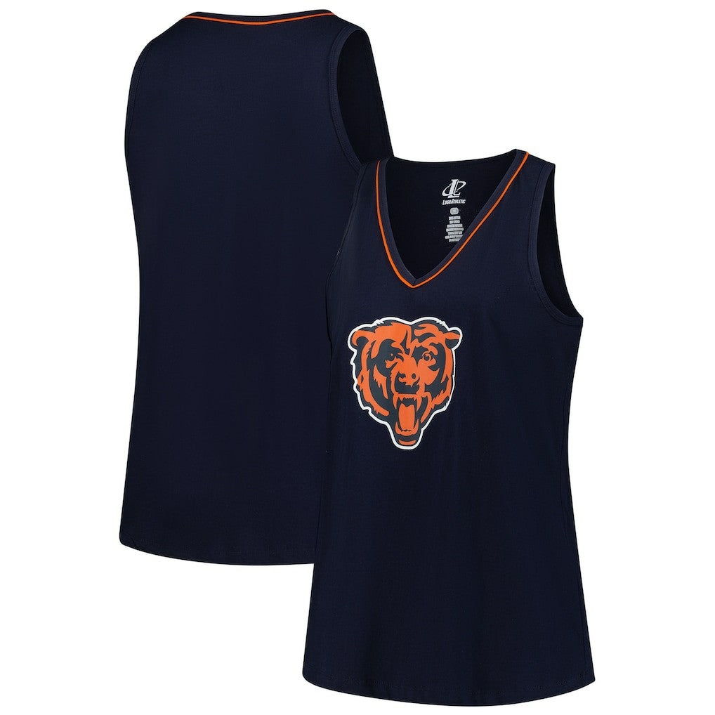 Logo Athletic Women's Plus Size Stellar Win V-Neck Tank Top - Chicago Bears Tops