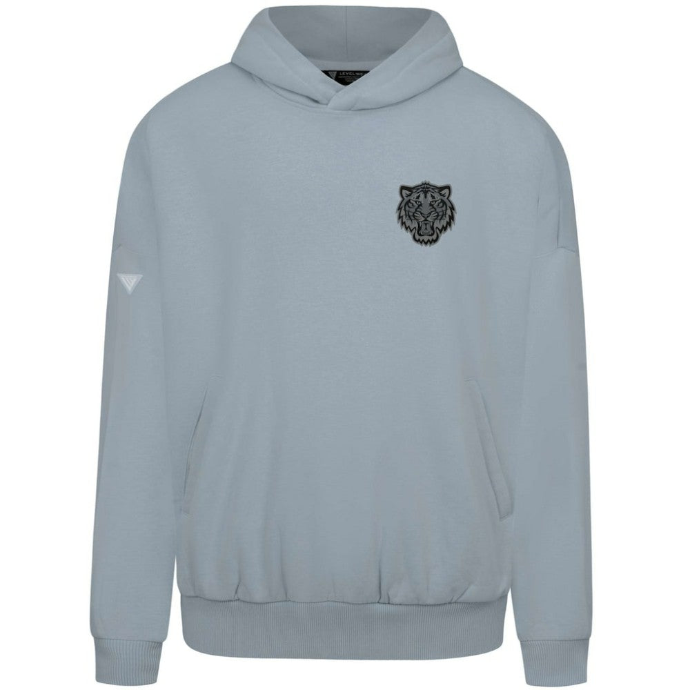 Gray Detroit Tigers Levelwear Contact Nightfall Pullover Hoodie