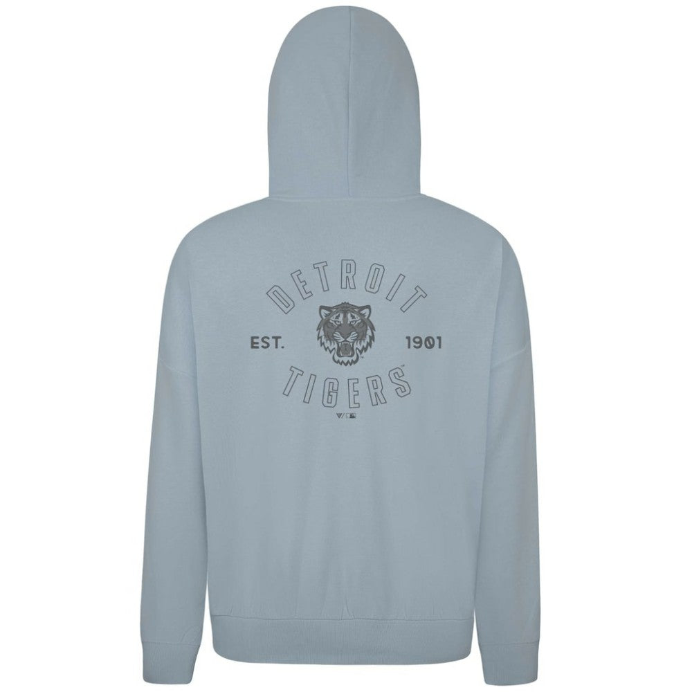 Gray Detroit Tigers Levelwear Contact Nightfall Pullover Hoodie