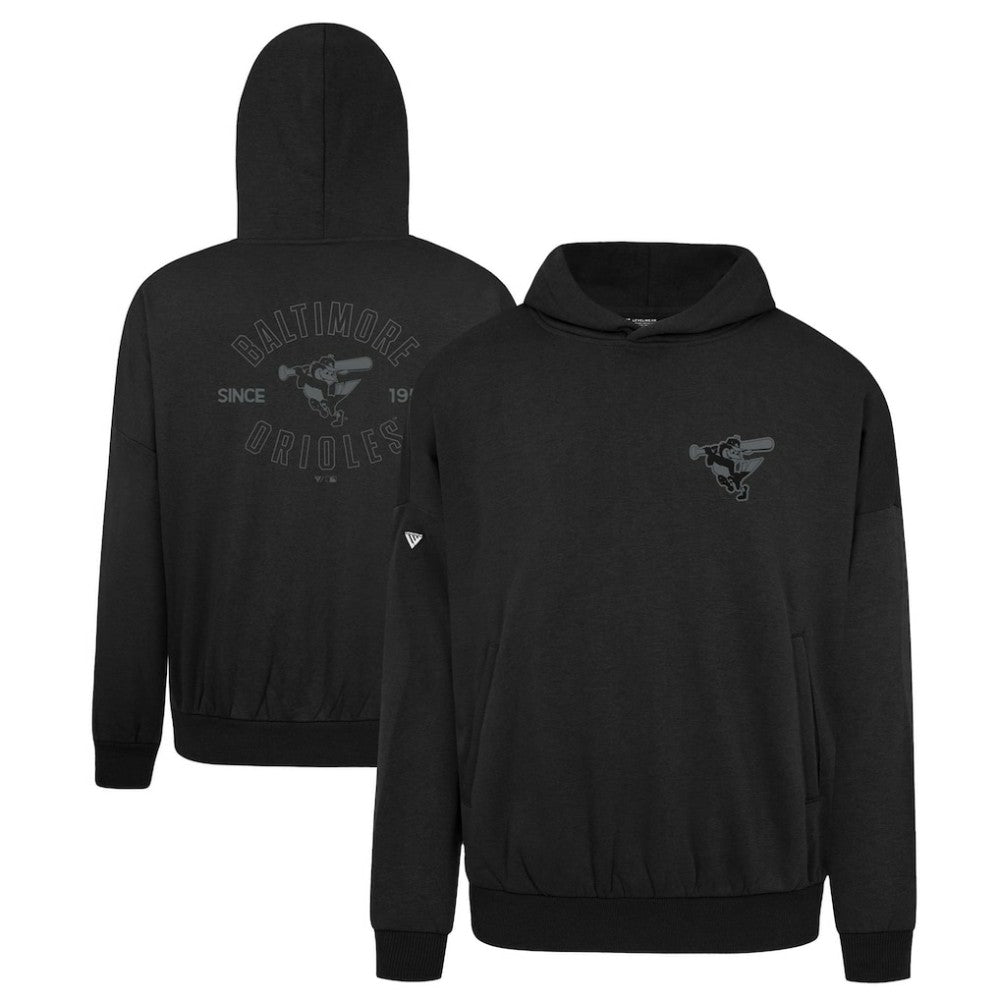 Black Baltimore Orioles Levelwear Contact Nightfall Pullover Hoodie