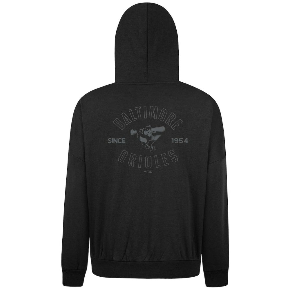 Black Baltimore Orioles Levelwear Contact Nightfall Pullover Hoodie