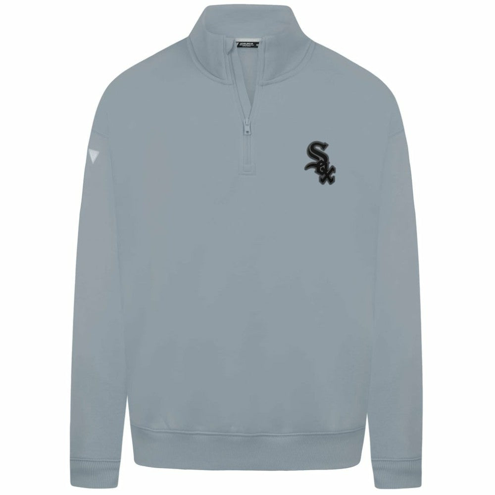 Gray Chicago White Sox Levelwear Murray Nightfall Quarter-Zip Top