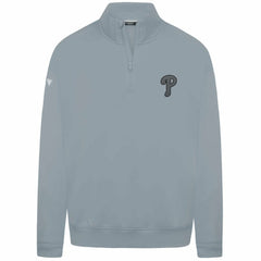 Gray Philadelphia Phillies Levelwear Murray Nightfall Quarter-Zip Top