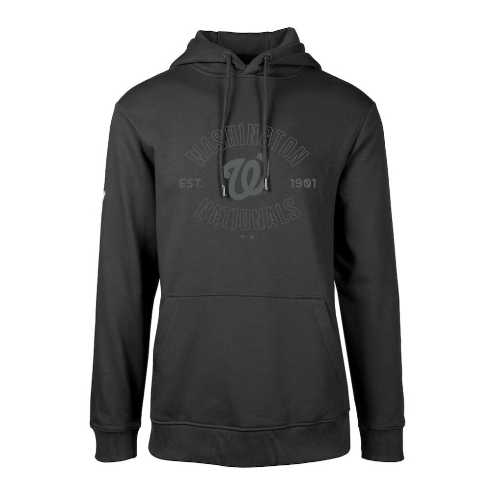 Black Washington Nationals Levelwear Podium Abyssal Pullover Hoodie