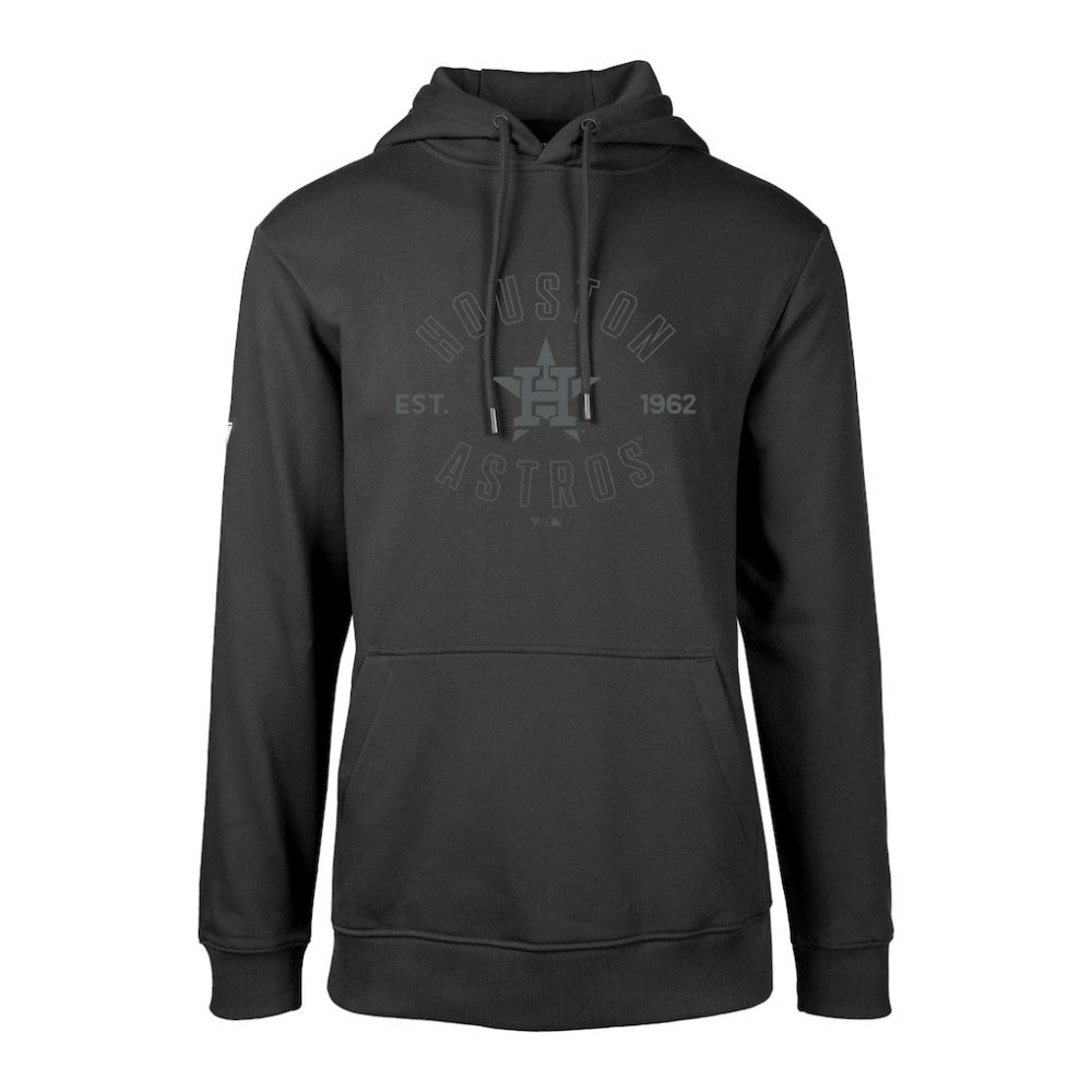 Black Houston Astros Levelwear Podium Abyssal Pullover Hoodie