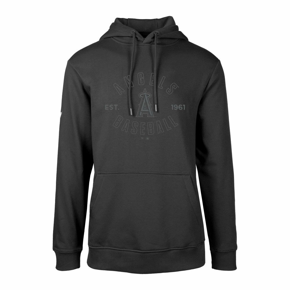 Black Los Angeles Angels Levelwear Podium Abyssal Pullover Hoodie