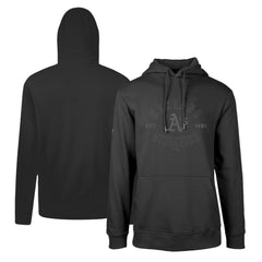 Black Oakland Athletics Levelwear Podium Abyssal Pullover Hoodie