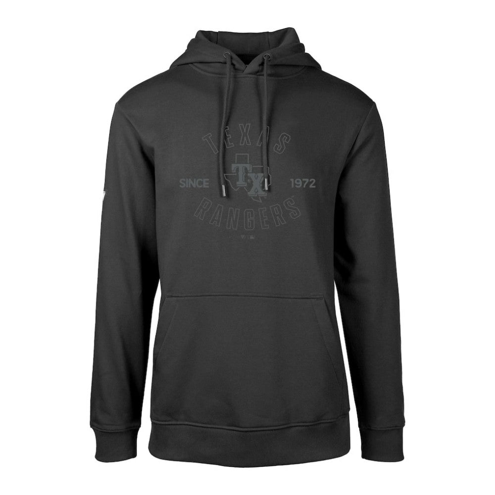 Black Texas Rangers Levelwear Podium Abyssal Pullover Hoodie