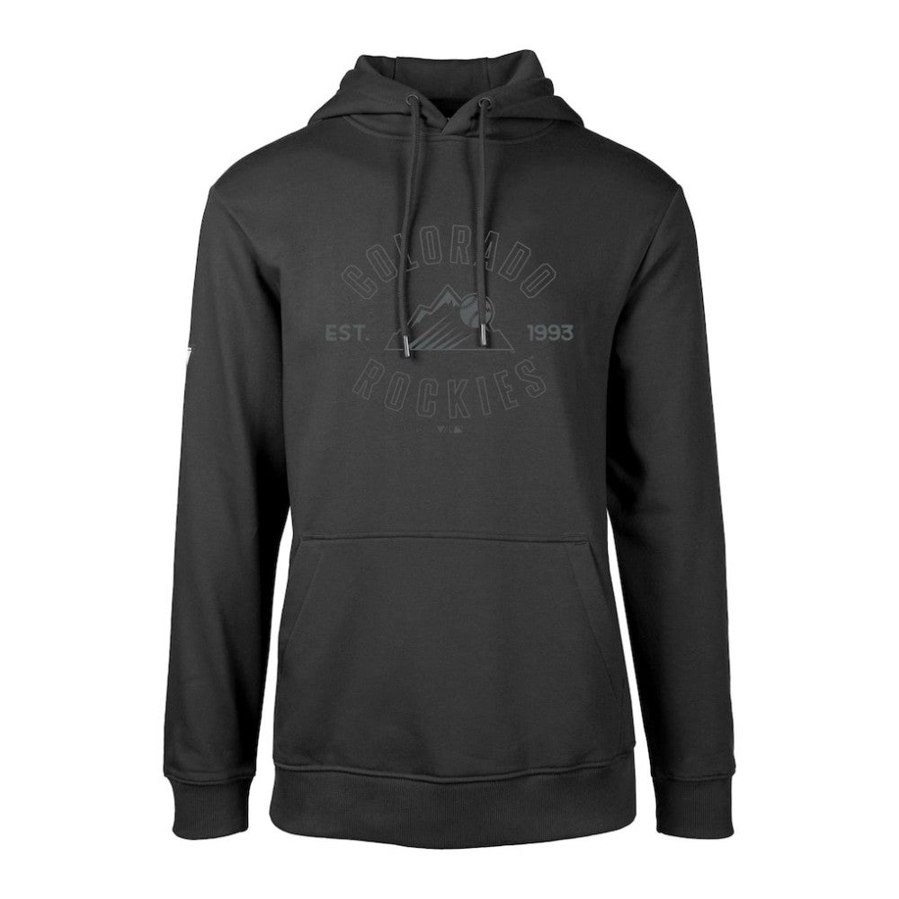 Black Colorado Rockies Levelwear Podium Abyssal Pullover Hoodie