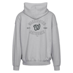 Gray Washington Nationals Levelwear Uphill Abyssal Full-Zip Hoodie