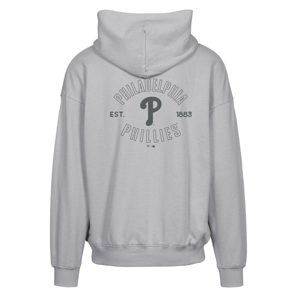Gray Philadelphia Phillies Levelwear Uphill Abyssal Full-Zip Hoodie