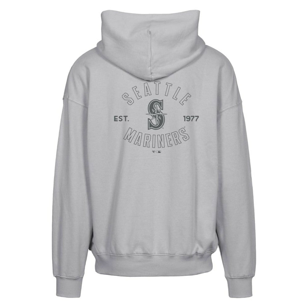 Gray Seattle Mariners Levelwear Uphill Abyssal Full-Zip Hoodie