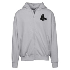 Gray Boston Red Sox Levelwear Uphill Abyssal Full-Zip Hoodie