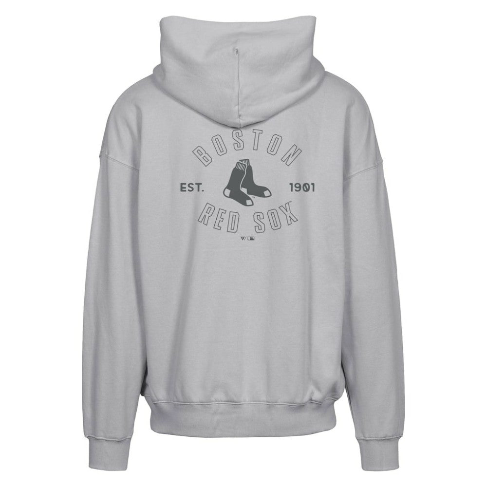 Gray Boston Red Sox Levelwear Uphill Abyssal Full-Zip Hoodie
