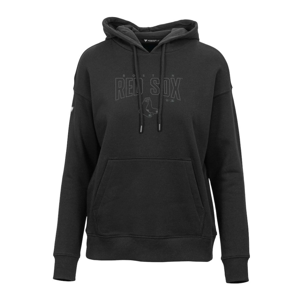 Black Boston Red Sox Levelwear Women's Adorn Darkmoon Pullover Hoodie