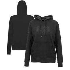 Black Chicago Cubs Levelwear Women's Adorn Darkmoon Pullover Hoodie