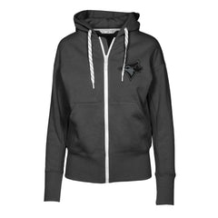 Black Toronto Blue Jays Levelwear Women's Gardinia Nightfall Full-Zip Hoodie