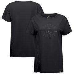 Black Boston Red Sox Levelwear Women's Influx Abyssal T-Shirt