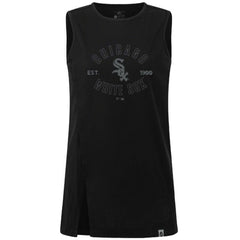 Black Chicago White Sox Levelwear Women's Influx Abyssal Tank Top