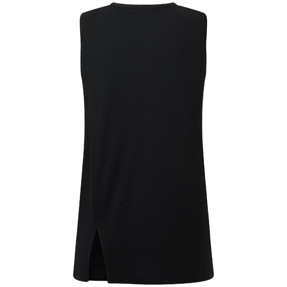 Black Detroit Tigers Levelwear Women's Influx Abyssal Tank Top