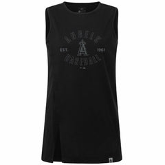 Black Los Angeles Angels Levelwear Women's Influx Abyssal Tank Top