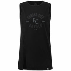 Black Kansas City Royals Levelwear Women's Influx Abyssal Tank Top