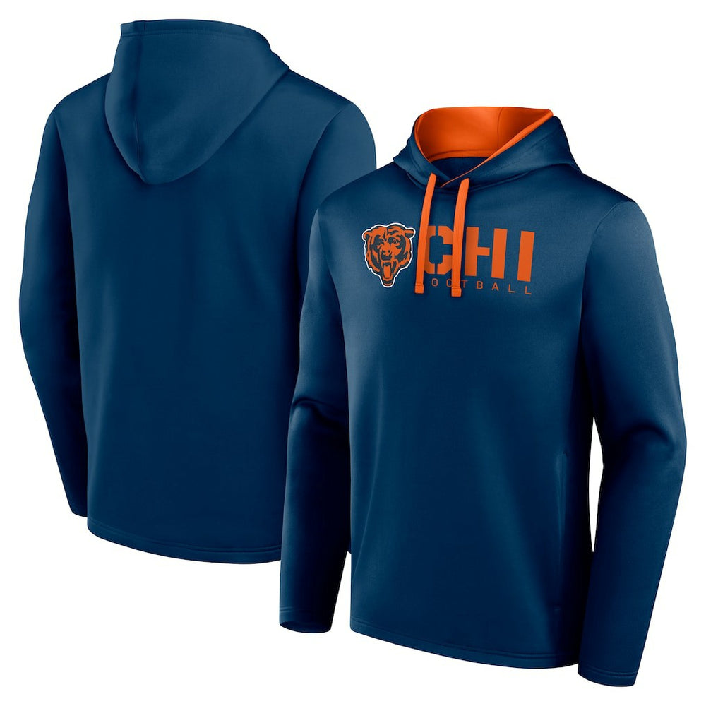 Logo Athletic Head Start Pullover Hoodie - Chicago Bears Hoodies